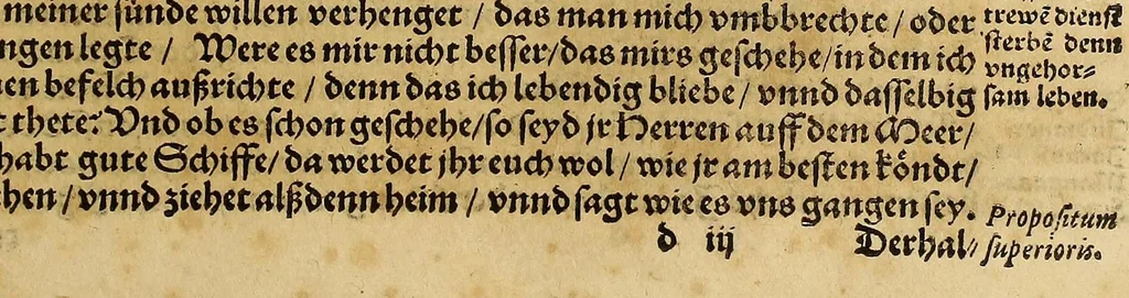 An illustration from Neue Welt : das ist, warhafftige Beschreibunge aller schönen Historien von Erfindung viler vnbekanten Königreichen, Landschafften, Insulen vnnd Stedten ... Dergleichen vorhin in Keinen Chronicken beschrieben ... zur Fürderung des gemeinen Nutzes zusamen getragen., 1567, leaf 57