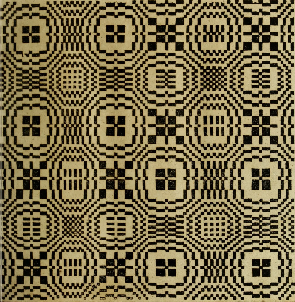 An illustration from Neu hervorkommendes Weber Kunst und Bild Buch, 1736, leaf 130