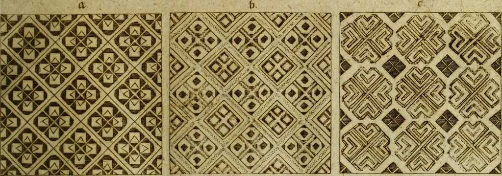 An illustration from Neu hervorkommendes Weber Kunst und Bild Buch, 1736, leaf 132