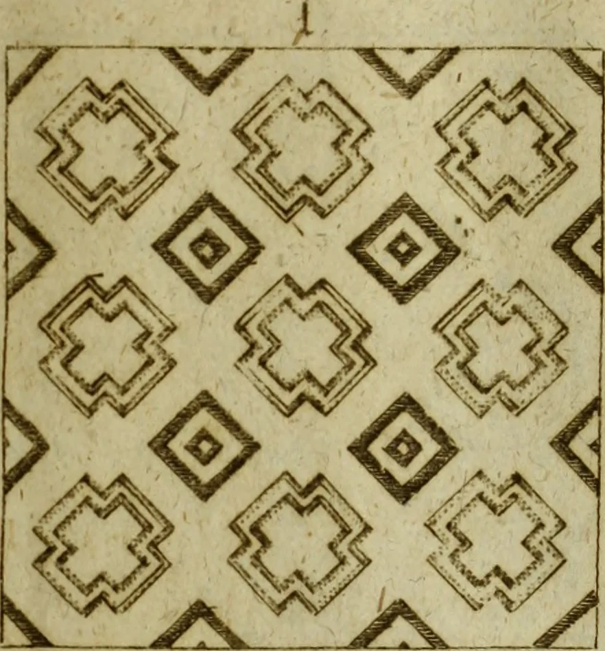 An illustration from Neu hervorkommendes Weber Kunst und Bild Buch, 1736, leaf 134