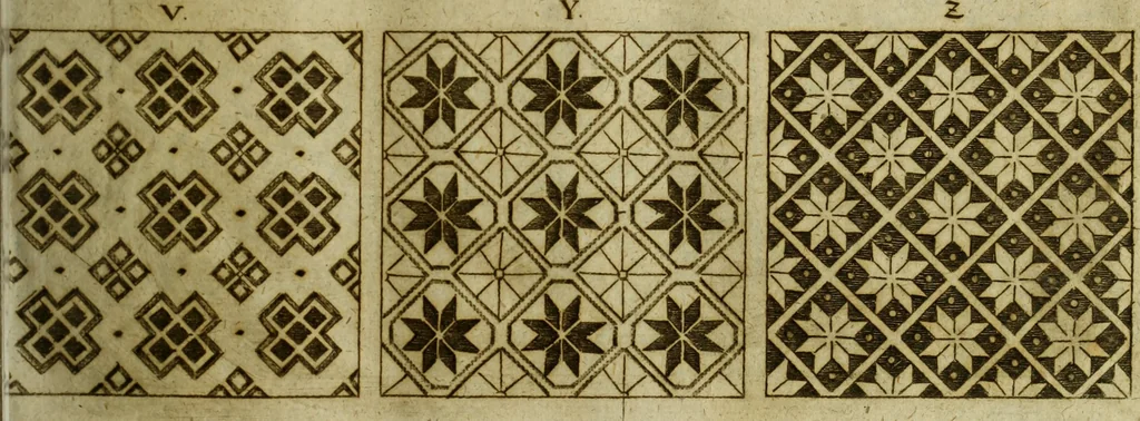 An illustration from Neu hervorkommendes Weber Kunst und Bild Buch, 1736, leaf 138
