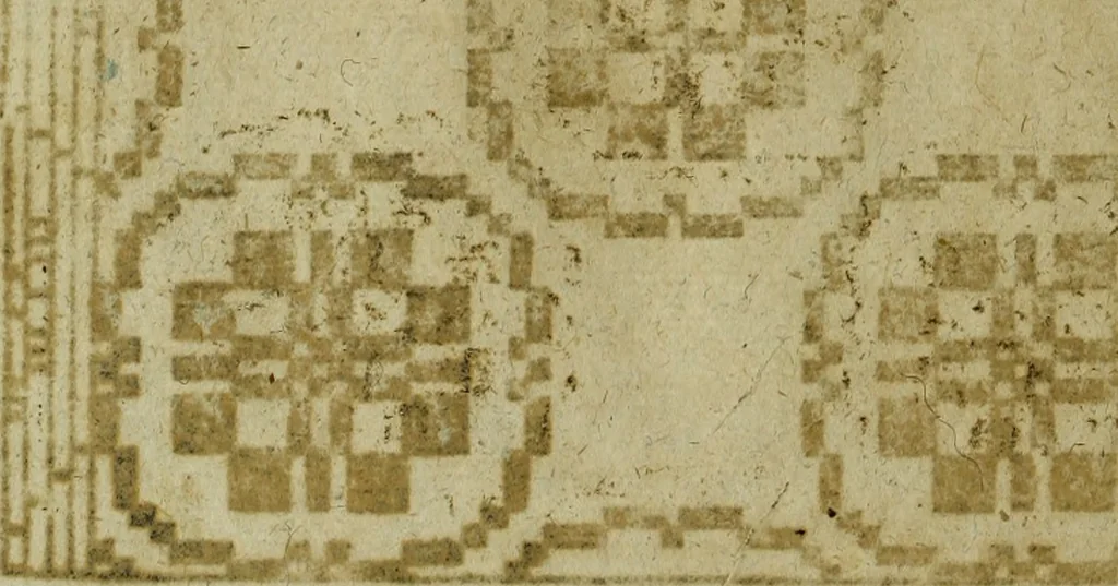 An illustration from Neu hervorkommendes Weber Kunst und Bild Buch, 1736, leaf 199