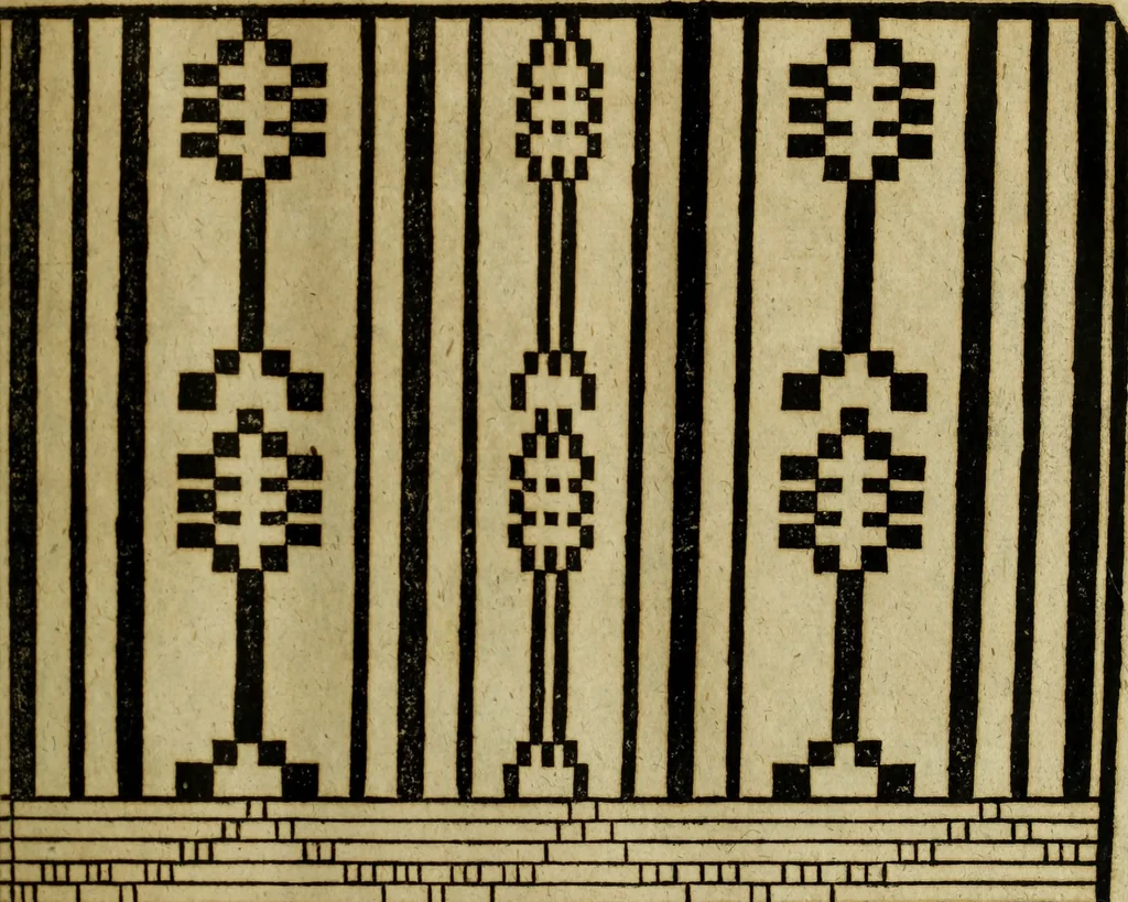 An illustration from Neu hervorkommendes Weber Kunst und Bild Buch, 1736, leaf 226