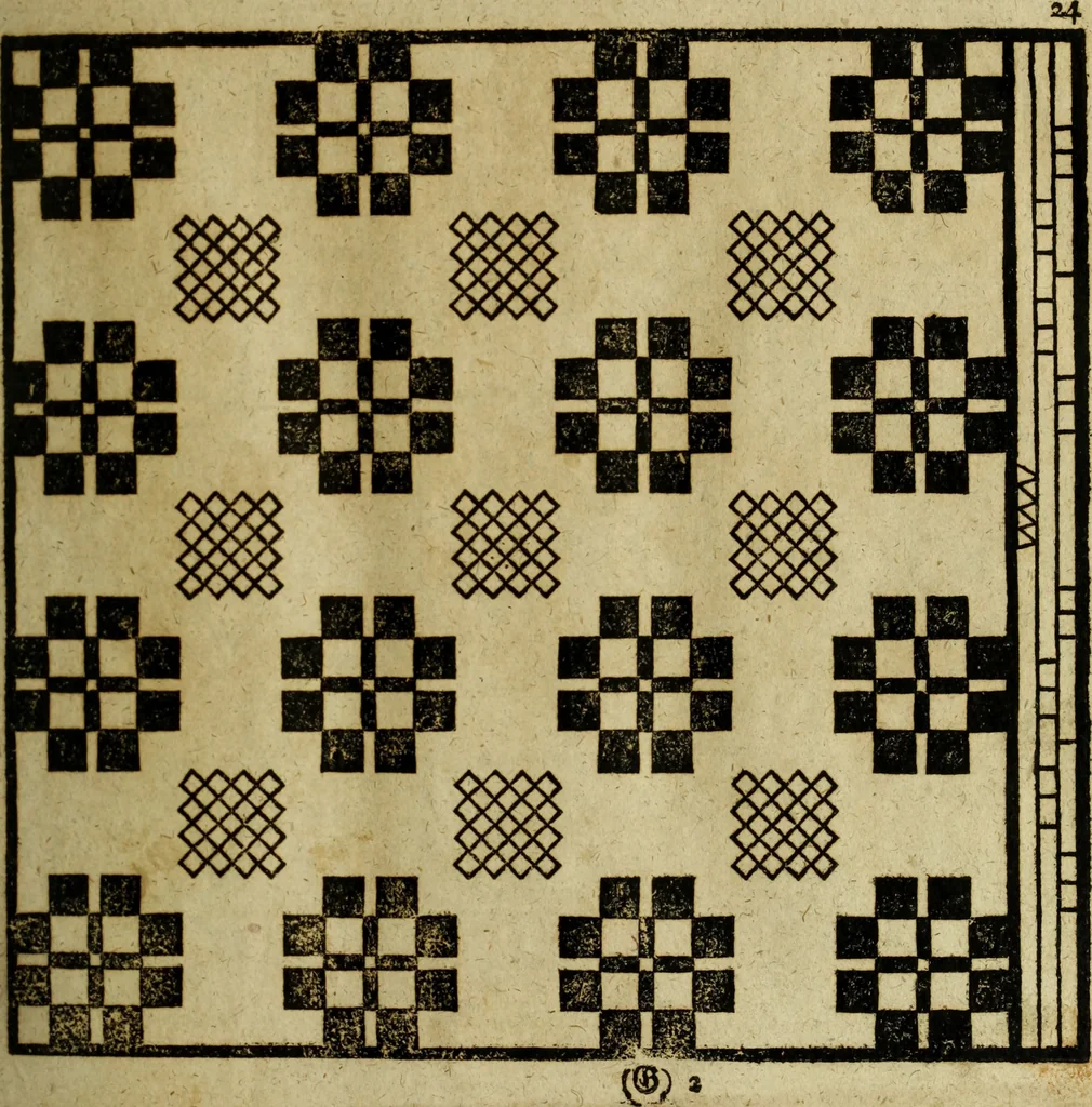 An illustration from Neu hervorkommendes Weber Kunst und Bild Buch, 1736, leaf 230