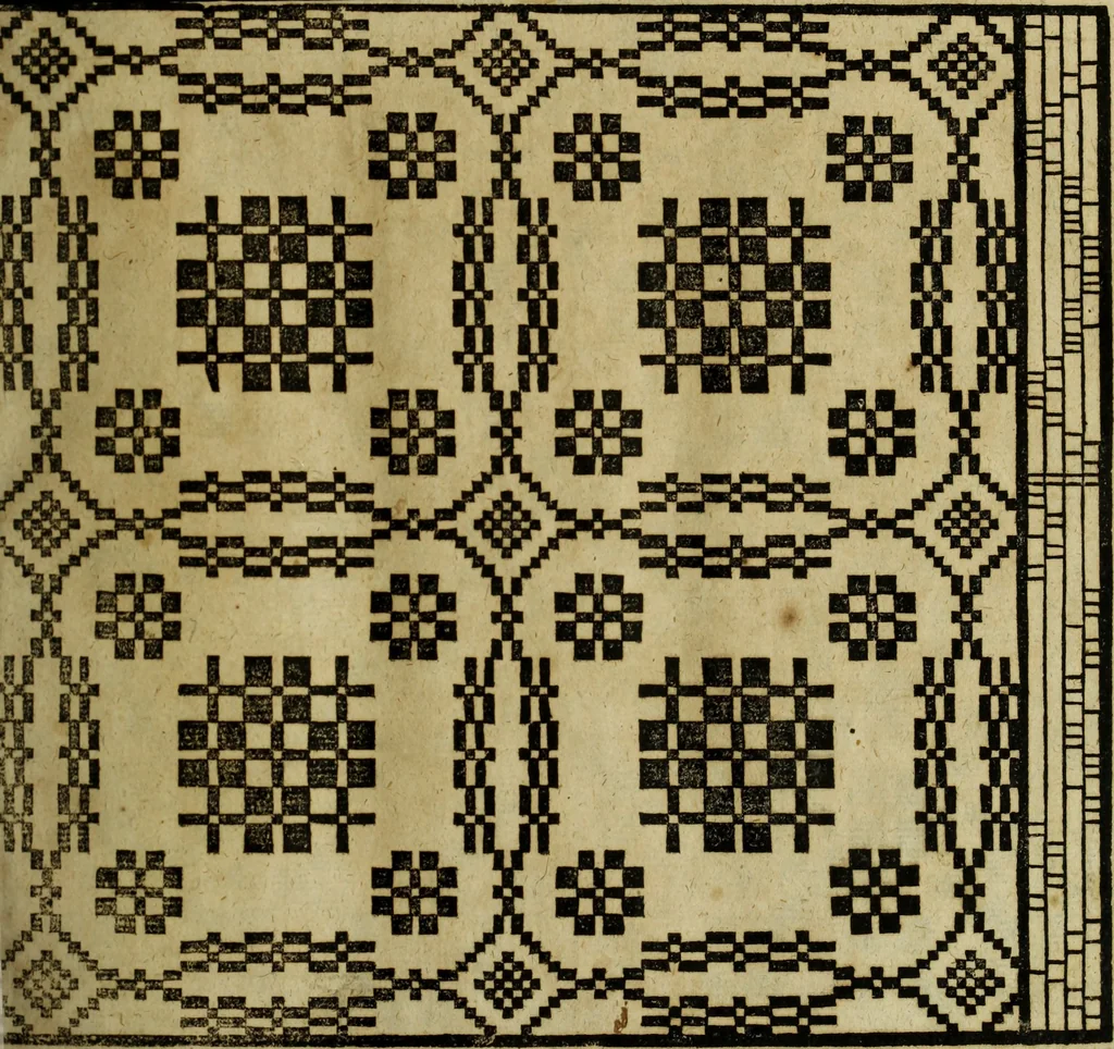 An illustration from Neu hervorkommendes Weber Kunst und Bild Buch, 1736, leaf 240