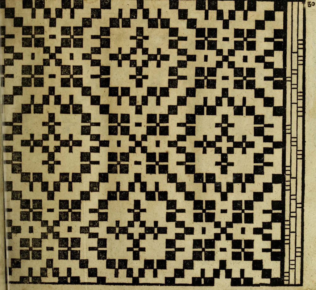 An illustration from Neu hervorkommendes Weber Kunst und Bild Buch, 1736, leaf 242
