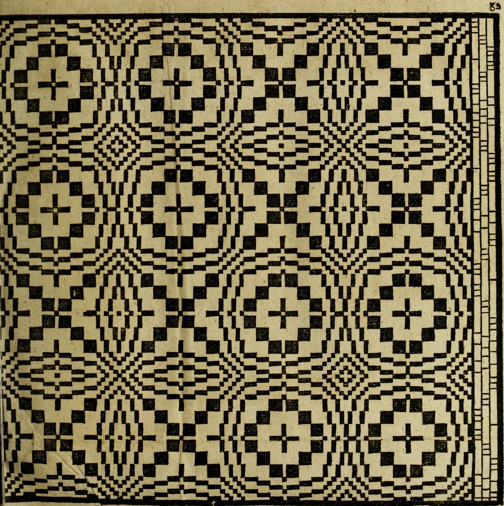 An illustration from Neu hervorkommendes Weber Kunst und Bild Buch, 1736, leaf 246