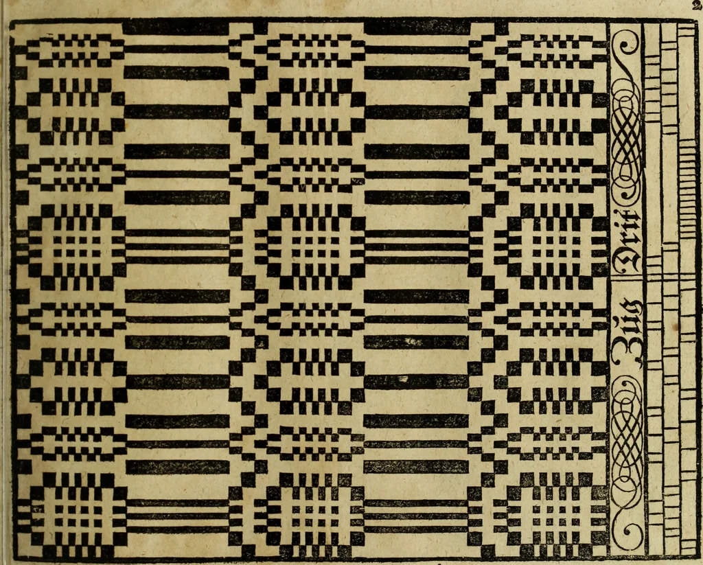 An illustration from Neu hervorkommendes Weber Kunst und Bild Buch, 1736, leaf 290
