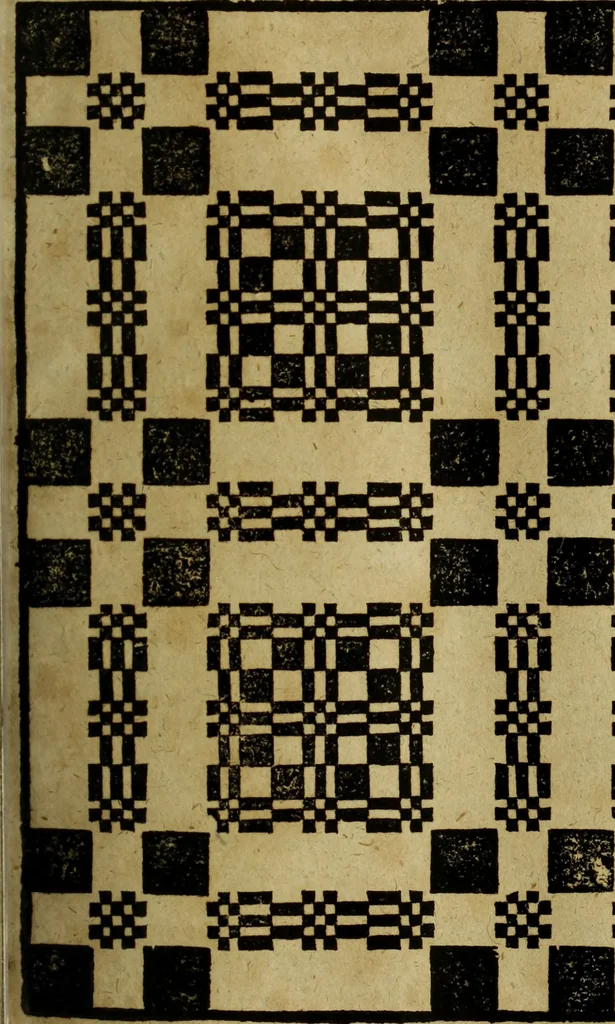 An illustration from Neu hervorkommendes Weber Kunst und Bild Buch, 1736, leaf 292