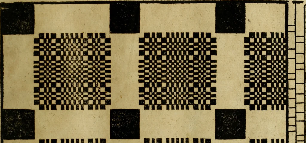 An illustration from Neu hervorkommendes Weber Kunst und Bild Buch, 1736, leaf 302
