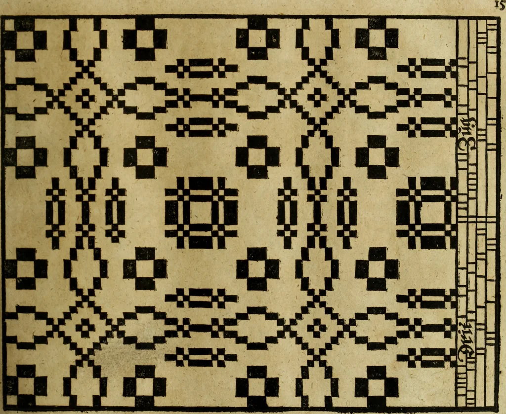 An illustration from Neu hervorkommendes Weber Kunst und Bild Buch, 1736, leaf 316