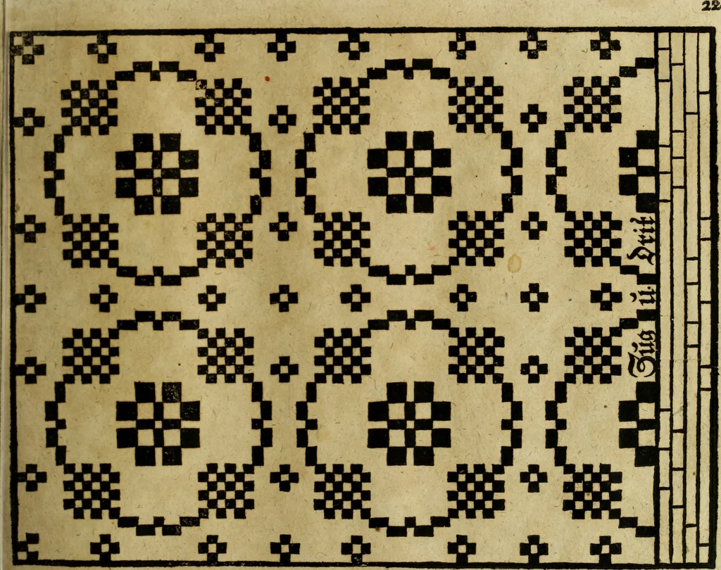 An illustration from Neu hervorkommendes Weber Kunst und Bild Buch, 1736, leaf 330