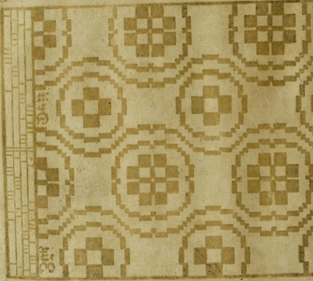 An illustration from Neu hervorkommendes Weber Kunst und Bild Buch, 1736, leaf 339