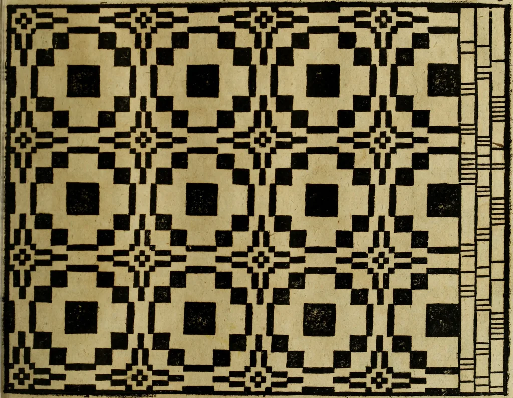 An illustration from Neu hervorkommendes Weber Kunst und Bild Buch, 1736, leaf 346