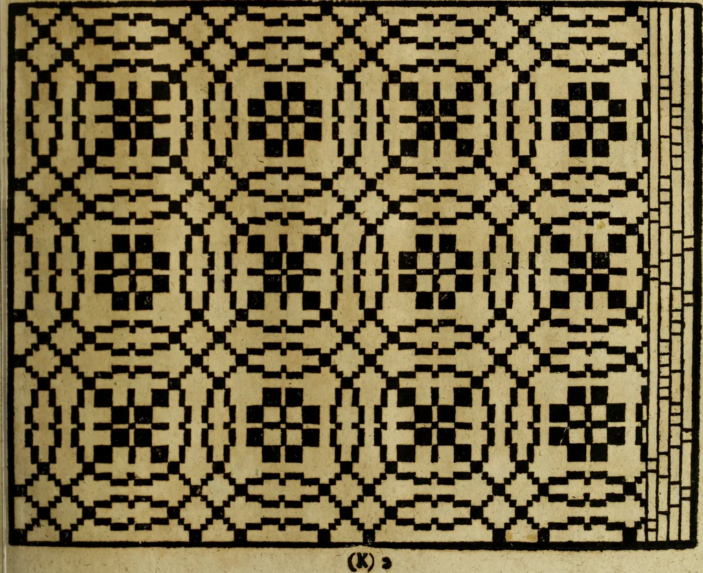 An illustration from Neu hervorkommendes Weber Kunst und Bild Buch, 1736, leaf 362
