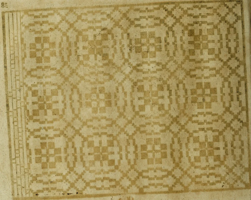 An illustration from Neu hervorkommendes Weber Kunst und Bild Buch, 1736, leaf 363