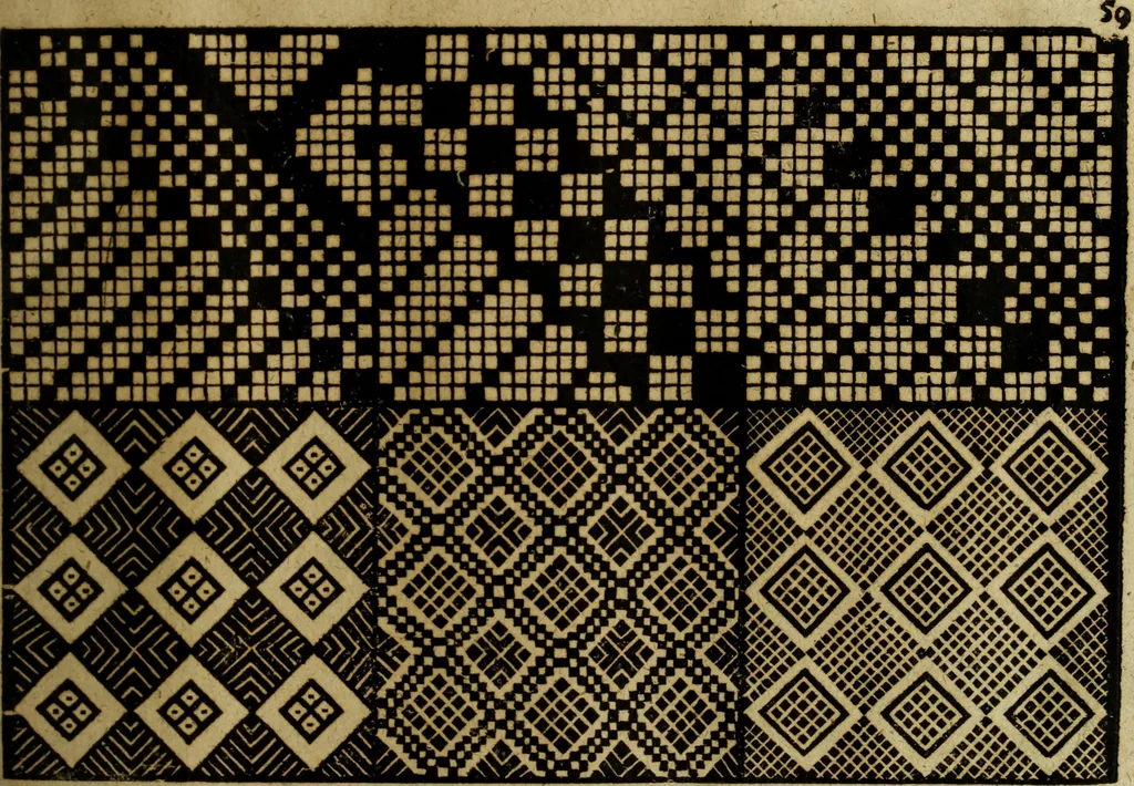 An illustration from Neu hervorkommendes Weber Kunst und Bild Buch, 1736, leaf 404