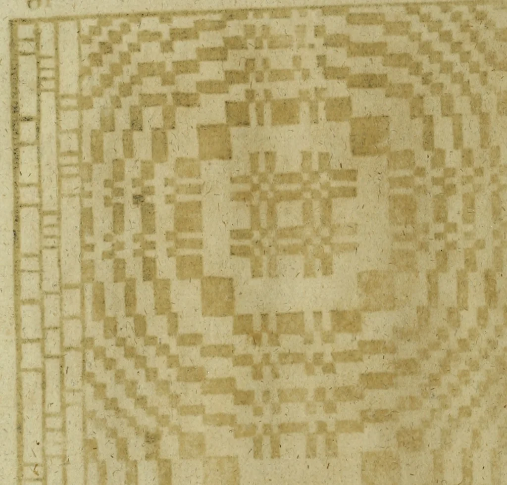 An illustration from Neu hervorkommendes Weber Kunst und Bild Buch, 1736, leaf 467