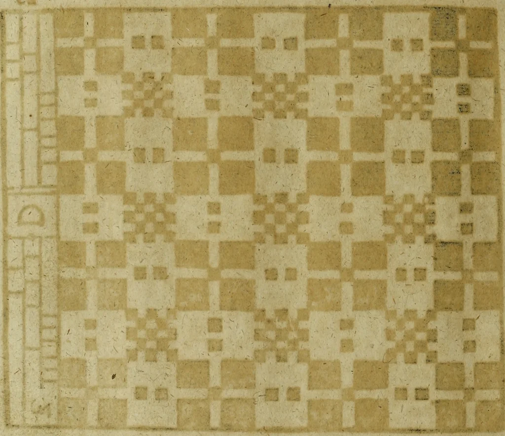 An illustration from Neu hervorkommendes Weber Kunst und Bild Buch, 1736, leaf 475