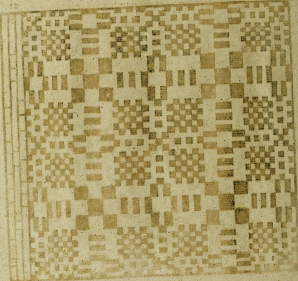 An illustration from Neu hervorkommendes Weber Kunst und Bild Buch, 1736, leaf 479