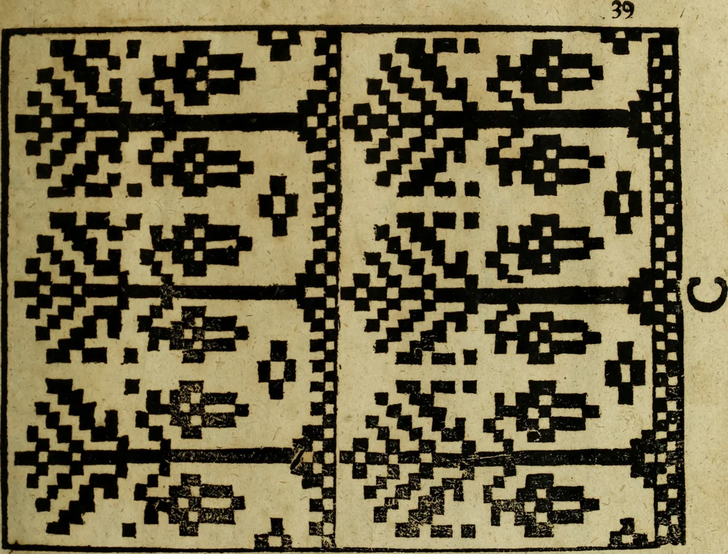 An illustration from Neu hervorkommendes Weber Kunst und Bild Buch, 1736, leaf 512