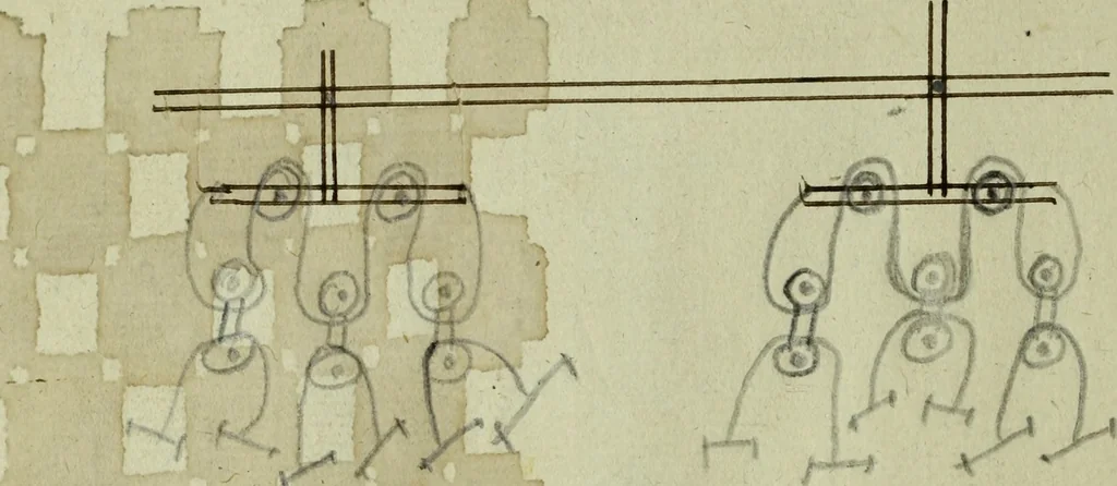 An illustration from Neu hervorkommendes Weber Kunst und Bild Buch, 1736, leaf 535