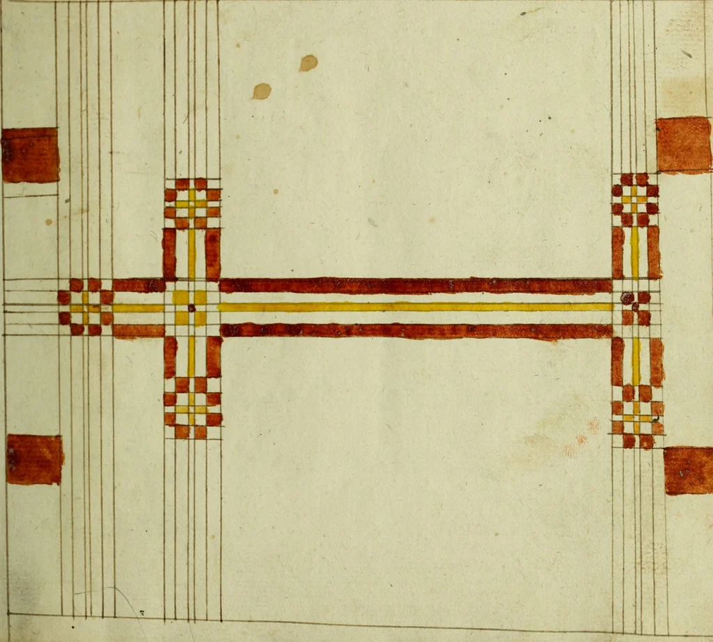 An illustration from Neu hervorkommendes Weber Kunst und Bild Buch, 1736, leaf 542