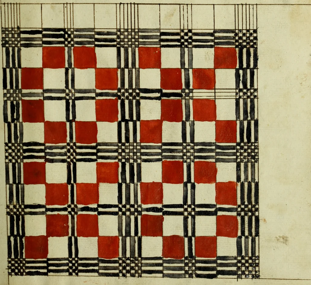 An illustration from Neu hervorkommendes Weber Kunst und Bild Buch, 1736, leaf 550