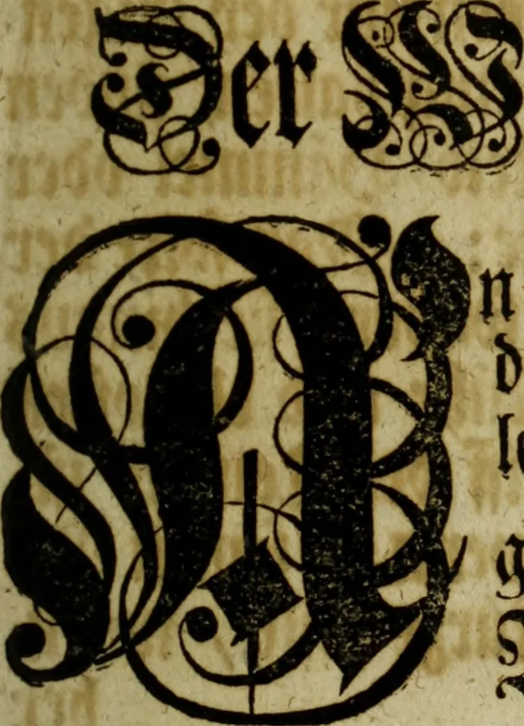 An illustration from Neu hervorkommendes Weber Kunst und Bild Buch, 1736, leaf 6