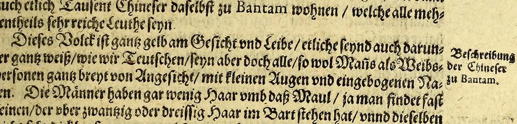 An illustration from Neundter Theil Orientalischer Indien, darinnen begrieffen ein kurtze Beschreibung einer Reyse, so von den Holländern vn[d] Seeländern, in die Orientalischen Indien, mit neun grossen vnd vier kleinen Schiffen, vnter der Admiralschafft Peter Wilhelm Verhuffen, in Jahren 1607. 1608. vnd 1609. verricht worden, neben Vermeldung, was ihnen fürnemlich auff solcher Reyse begegnet vnnd zu Handen gangen., 1612, leaf 53