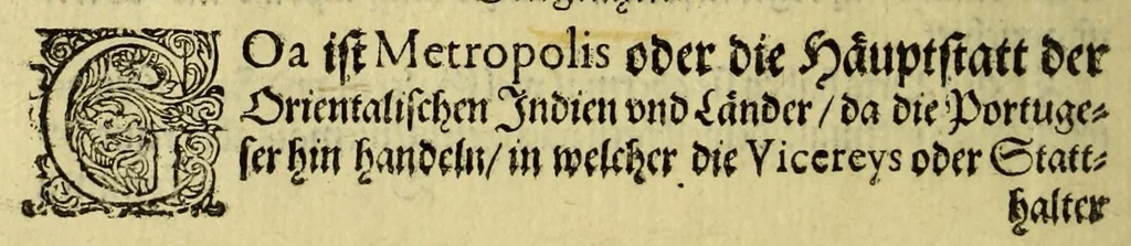 An illustration from Neundte Schiffart, das ist: Gründtliche Erklärung, was sich mit den Holl- vnnd Seeländern in Ost-Indien Anno 1604. vnd 1605. vnter dem Admiral Steffan von der Hagen zugetragen, : vnd wie sie endlich in jüngst abgeloffenem Aprili mit zwey Schiffen in Hollandt ankommen, 1606, leaf 34