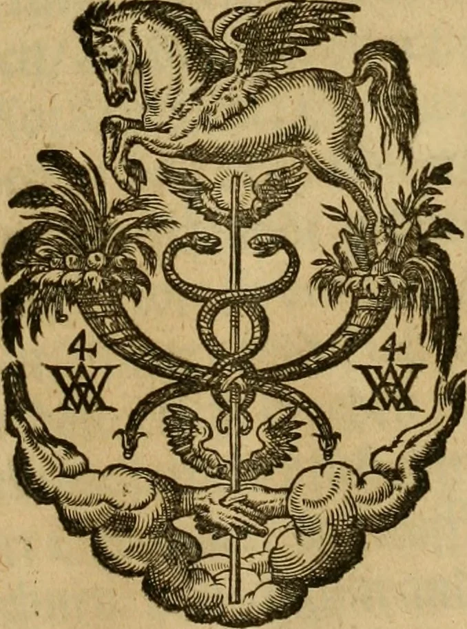 An illustration from Neuwe Chronica türckischer Nation von Türcken selbs beschrieben: volgendts gemehrt vnnd in vier Bücher abgetheilt. Das erst, Gitabi Teuarichi, Chronic oder Zeitbuch der Fürsten osmanischen stammens, von ihrem Ursprung .. biss auff den Sultan Suleiman Chan vnd das 1550. Jar Christi: welches... Herr Jeronymus Beck von Leopoldstorff [et]c. im nechst folgenden 1551. Jar von Constantinopol mit sich bracht. Das ander, von türckischen Geschichten, die nach dem 1550. Jar Christi biss auffs 1590. sich zugetragen. Das dritt, Pandectes türckischer Histori, das ist, vollkomner Bericht allerley türckischer Sachen vnd Erklärung derselben. Das viert, Etliche particular Beschreibungen mercklicher vnd zur türckischen Histori gehörigen Geschicht, 1590, leaf 2