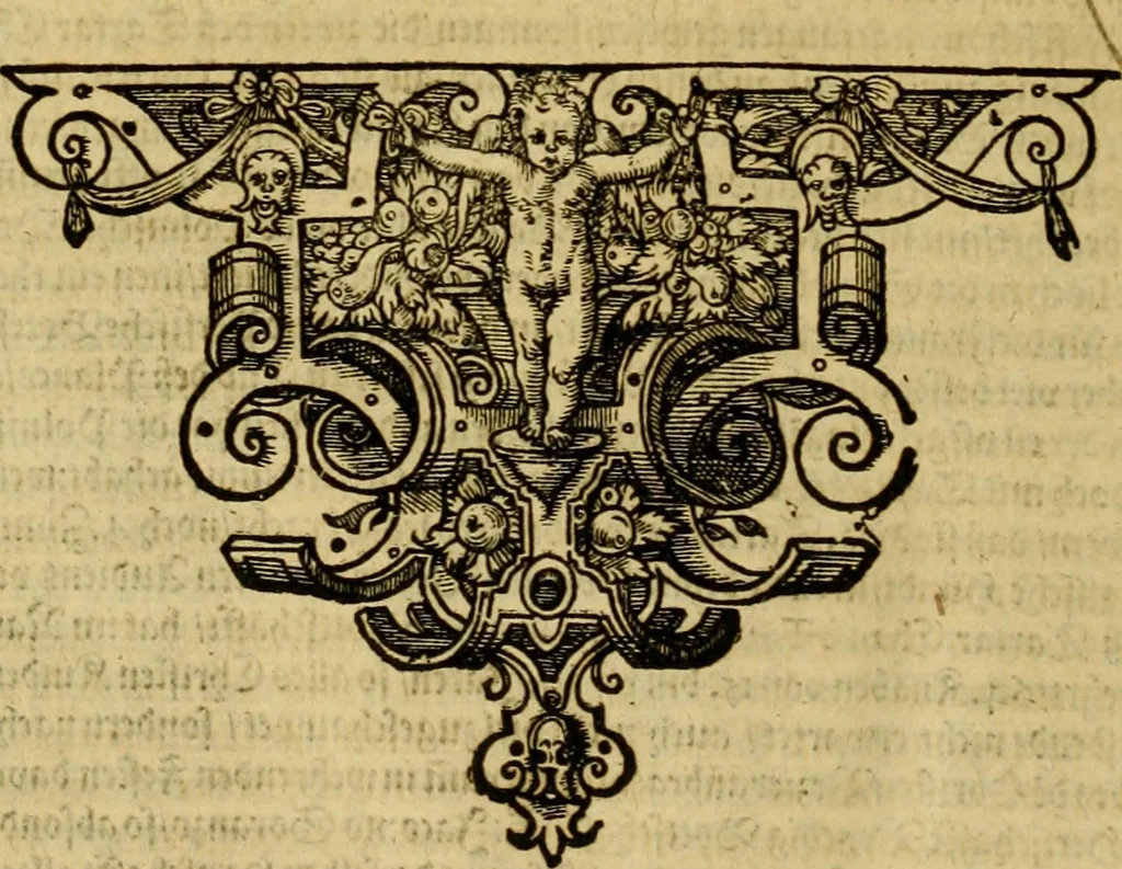 An illustration from Neuwe Chronica türckischer Nation von Türcken selbs beschrieben: volgendts gemehrt vnnd in vier Bücher abgetheilt. Das erst, Gitabi Teuarichi, Chronic oder Zeitbuch der Fürsten osmanischen stammens, von ihrem Ursprung .. biss auff den Sultan Suleiman Chan vnd das 1550. Jar Christi: welches... Herr Jeronymus Beck von Leopoldstorff [et]c. im nechst folgenden 1551. Jar von Constantinopol mit sich bracht. Das ander, von türckischen Geschichten, die nach dem 1550. Jar Christi biss auffs 1590. sich zugetragen. Das dritt, Pandectes türckischer Histori, das ist, vollkomner Bericht allerley türckischer Sachen vnd Erklärung derselben. Das viert, Etliche particular Beschreibungen mercklicher vnd zur türckischen Histori gehörigen Geschicht, 1590, leaf 527
