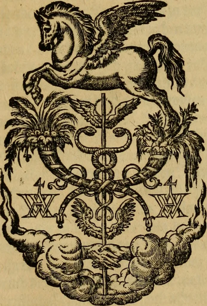 An illustration from Neuwer musulmanischer Histori türckischer Nation von jhrem Herkommen, Geschichten vnd Thaten. Drey Bücher die ersten vnter dreyssigen: dermassen ausz jhren selbs eigenen Historien gezogen vnd beschrieben dass dergleichen von jhren Sachen vnnd Geschichten bisshero nichts an Tag kommen, 1590, leaf 2