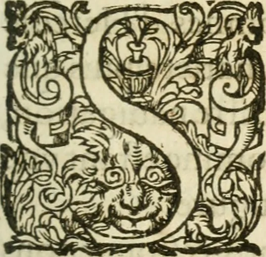 An illustration from Nevf livres de la dignité et de l'accroissement des sciences, 1632, leaf 116