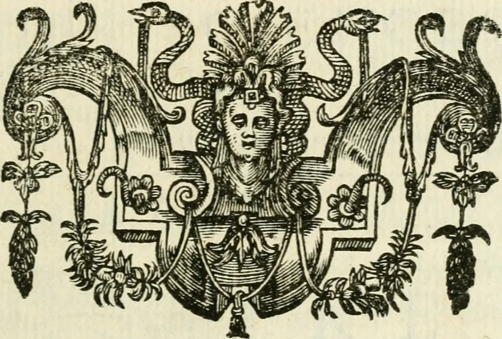 An illustration from Nevf livres de la dignité et de l'accroissement des sciences, 1632, leaf 20