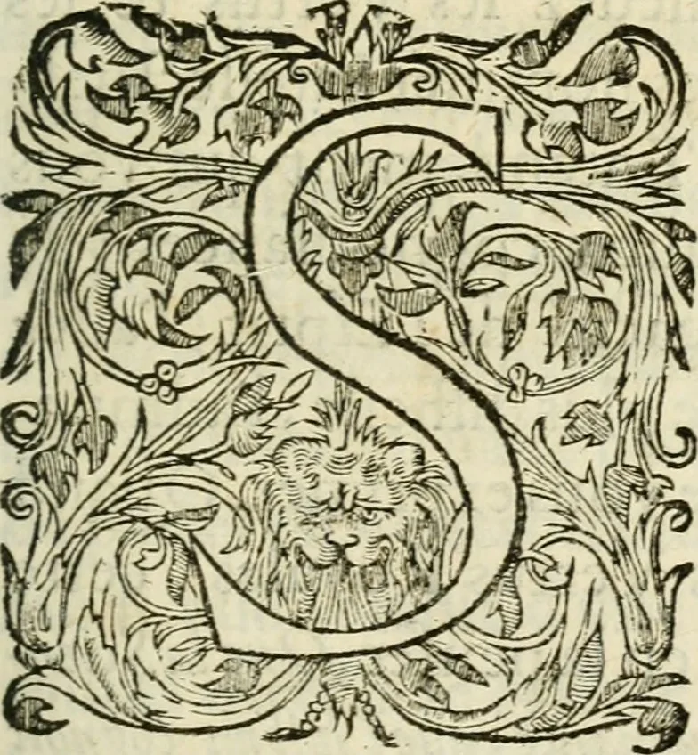 An illustration from Nevf livres de la dignité et de l'accroissement des sciences, 1632, leaf 22