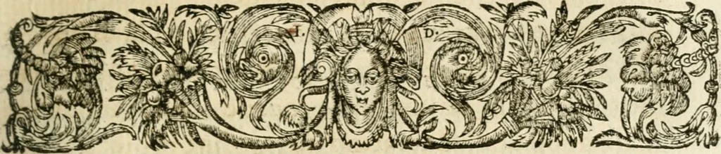 An illustration from Nevf livres de la dignité et de l'accroissement des sciences, 1632, leaf 280