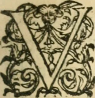 An illustration from Nevf livres de la dignité et de l'accroissement des sciences, 1632, leaf 326