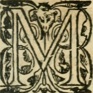 An illustration from Nevf livres de la dignité et de l'accroissement des sciences, 1632, leaf 654