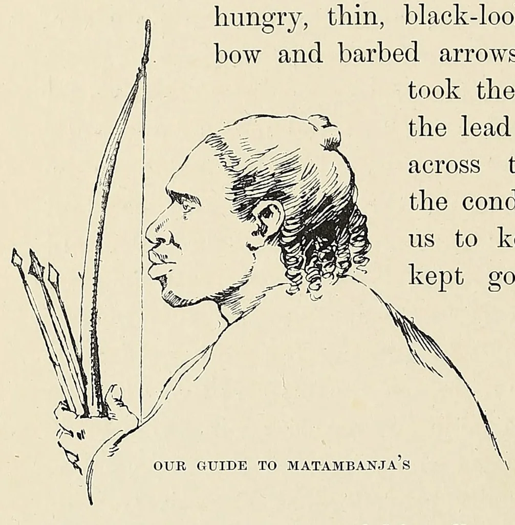 An illustration from The new Africa : a journey up the Chobe and down the Okovanga rivers : a record of exploration and sport, 1897, leaf 180