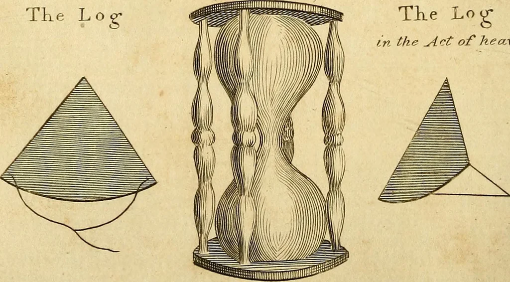 An illustration from The new American practical navigator : being an epitome of navigation, containing all the tables necessary ..., 1802, leaf 95