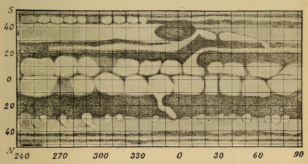 An illustration from A new astronomy for beginners, 1898, leaf 383