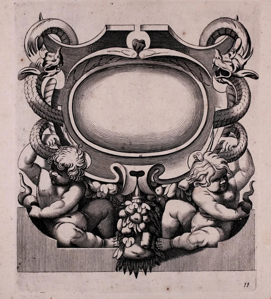 An illustration from A new booke of variety of compartments, 1671, leaf 25