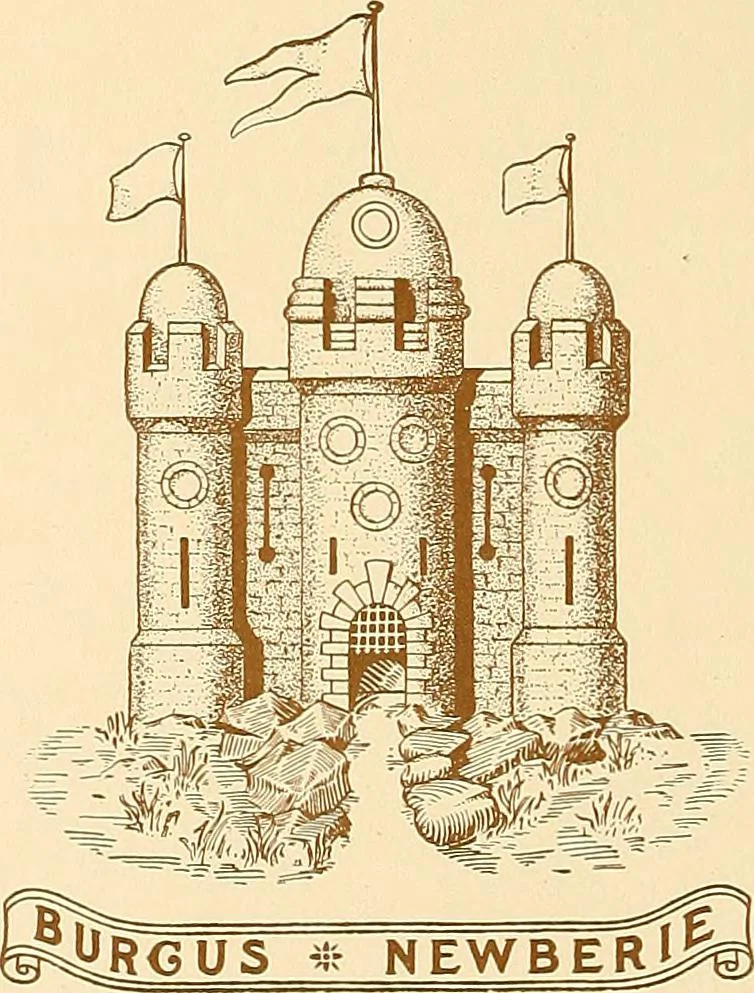 An illustration from Newbury: a pattern of flatware made in sterling silver by the Towle Mfg. Company; with some history of Newbury: Massachusetts and its progenitor Newbury: England, 1907, leaf 21