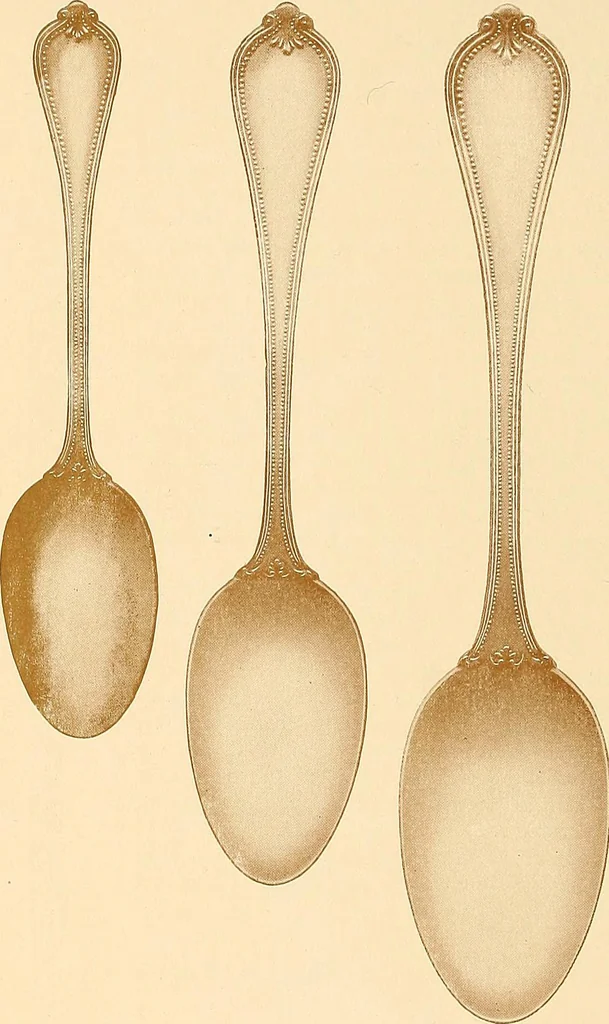 An illustration from Newbury: a pattern of flatware made in sterling silver by the Towle Mfg. Company; with some history of Newbury: Massachusetts and its progenitor Newbury: England, 1907, leaf 35
