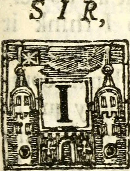 An illustration from A new dictionary of heraldry ... : and a concise account of the most noted orders of knighthood that are or have been, and of honours and dignities ecclesiastical, civil, or military .., 1725, leaf 8