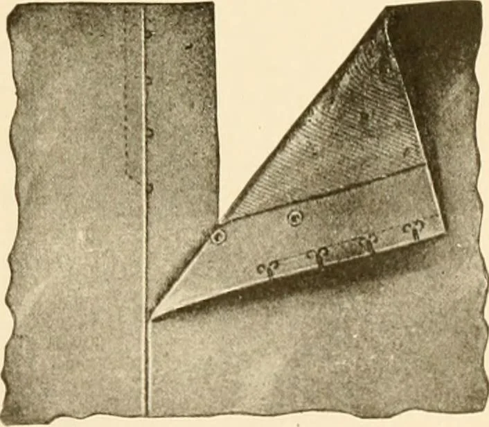 An illustration from The new dressmaker; with complete and fully illustrated instructions on every point connected with sewing, dressmaking and tailoring, from the actual stitches to the cutting, making, altering, mending, and cleaning of clothes for ladies, misses, girls, children, infants, men and boys, 1921, leaf 104