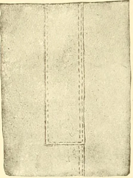 An illustration from The new dressmaker; with complete and fully illustrated instructions on every point connected with sewing, dressmaking and tailoring, from the actual stitches to the cutting, making, altering, mending, and cleaning of clothes for ladies, misses, girls, children, infants, men and boys, 1921, leaf 105