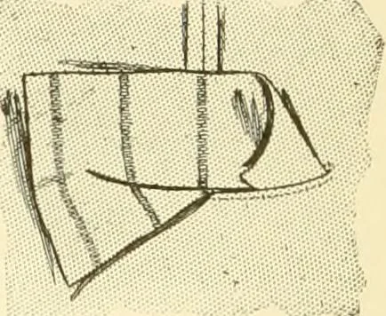 An illustration from The new dressmaker; with complete and fully illustrated instructions on every point connected with sewing, dressmaking and tailoring, from the actual stitches to the cutting, making, altering, mending, and cleaning of clothes for ladies, misses, girls, children, infants, men and boys, 1921, leaf 107